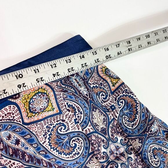 Anthropologie Elevenses Wide Leg Pants Womens Small High Rise Zip Floral Bottoms - Picture 5 of 12